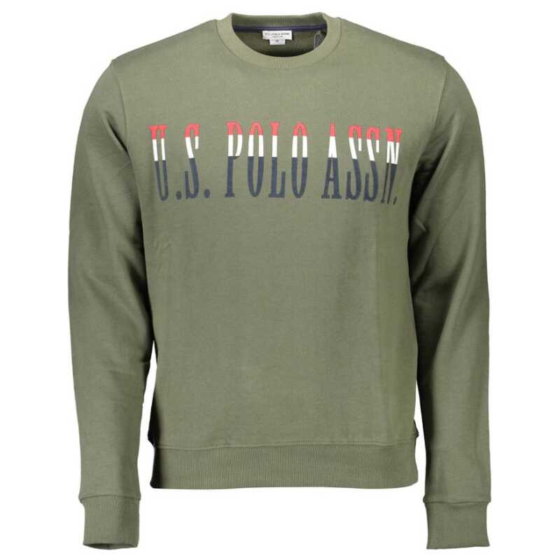 U.S. POLO ASSN. Green Cotton Men Sweater, theFeinheit