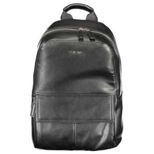 Calvin Klein Black Polyester Men Backpack