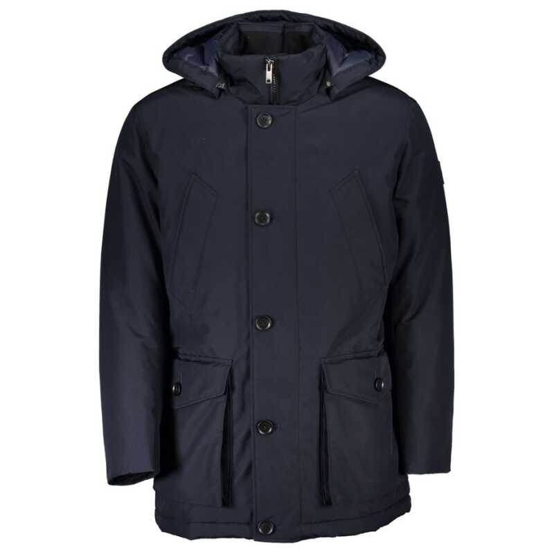 Hugo Boss Blue Polyamide Men Jacket, theFeinheit
