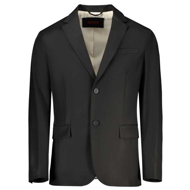 Guess Jeans Black Cotton Jacket, theFeinheit