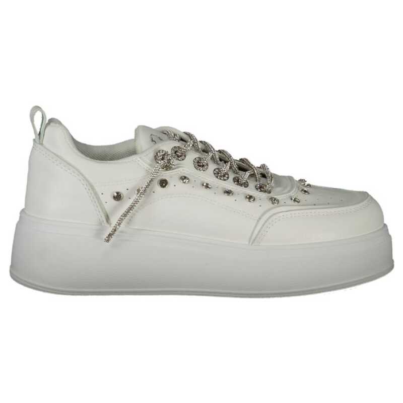 Laura Biagiotti White Polyethylene Women Sneaker, theFeinheit