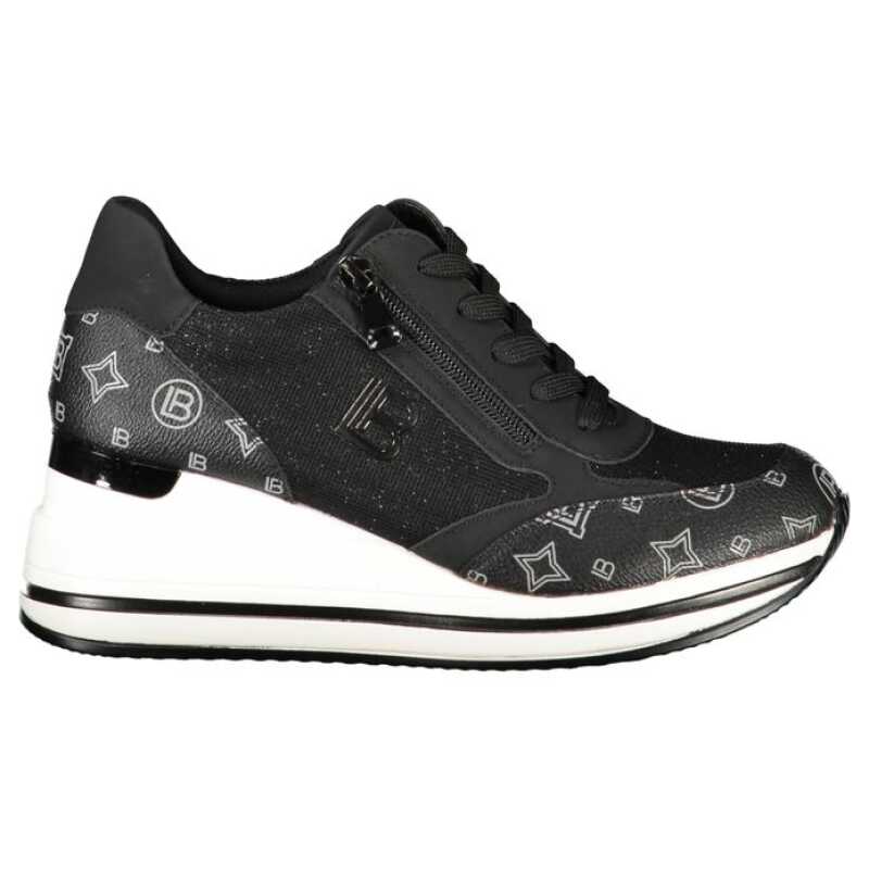 Laura Biagiotti Black Polyester Women Sneaker, theFeinheit