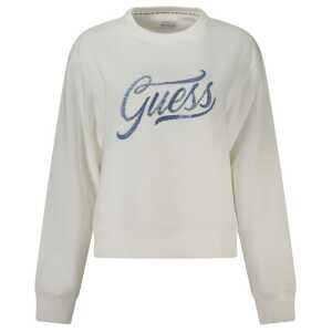 Guess Jeans White Cotton Women Sweater