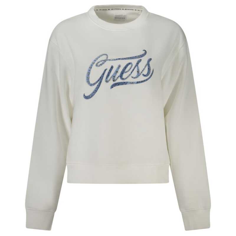 Guess Jeans White Cotton Women Sweater, theFeinheit