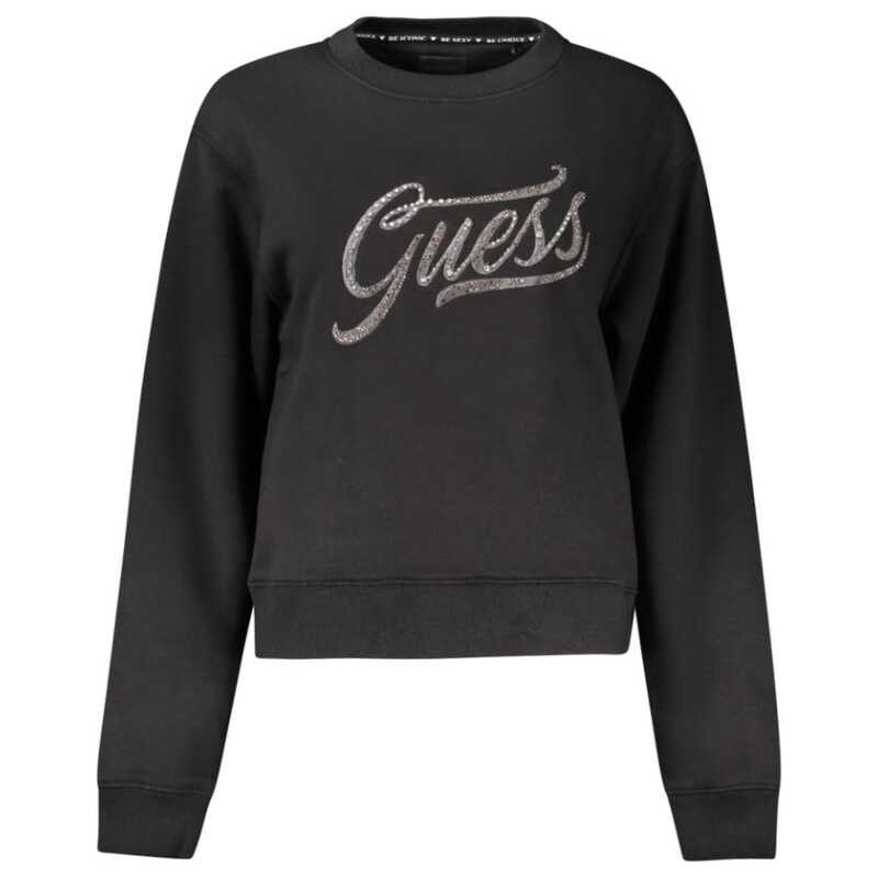 Guess Jeans Black Cotton Women Sweater, theFeinheit