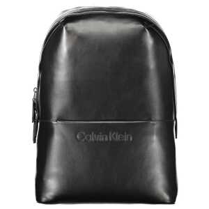 Calvin Klein Black Polyester Men Backpack