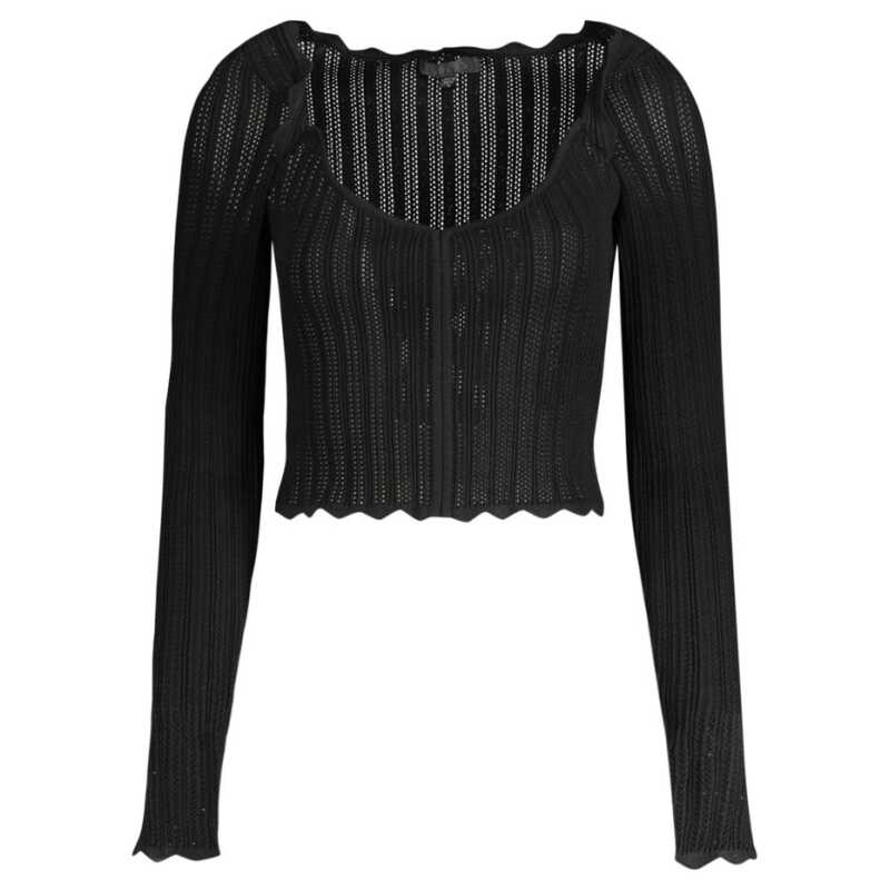 Guess Jeans Black Viscose Women Sweater, theFeinheit