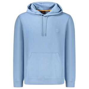 Hugo Boss Light Blue Cotton Men Sweater