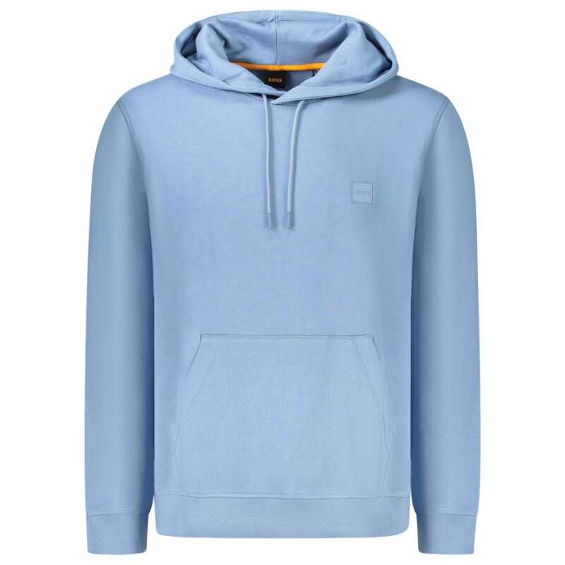 Hugo Boss Light Blue Cotton Men Sweater, theFeinheit