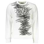 Cavalli Class White Cotton Sweater