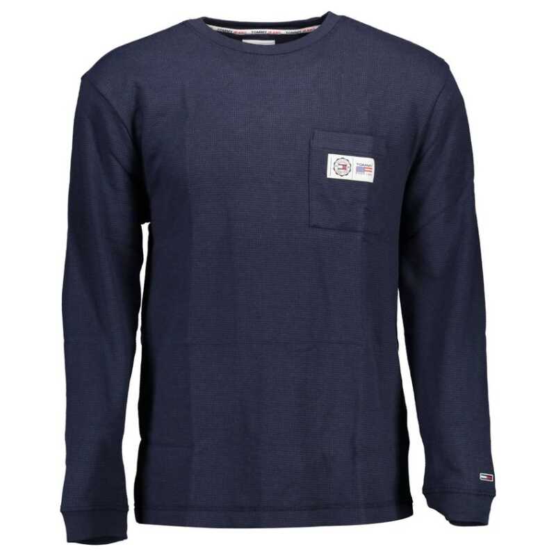 Tommy Hilfiger Blue Cotton Sweater, theFeinheit
