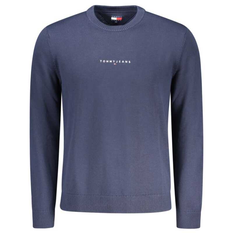 Tommy Hilfiger Blue Polyester Men Sweater, theFeinheit