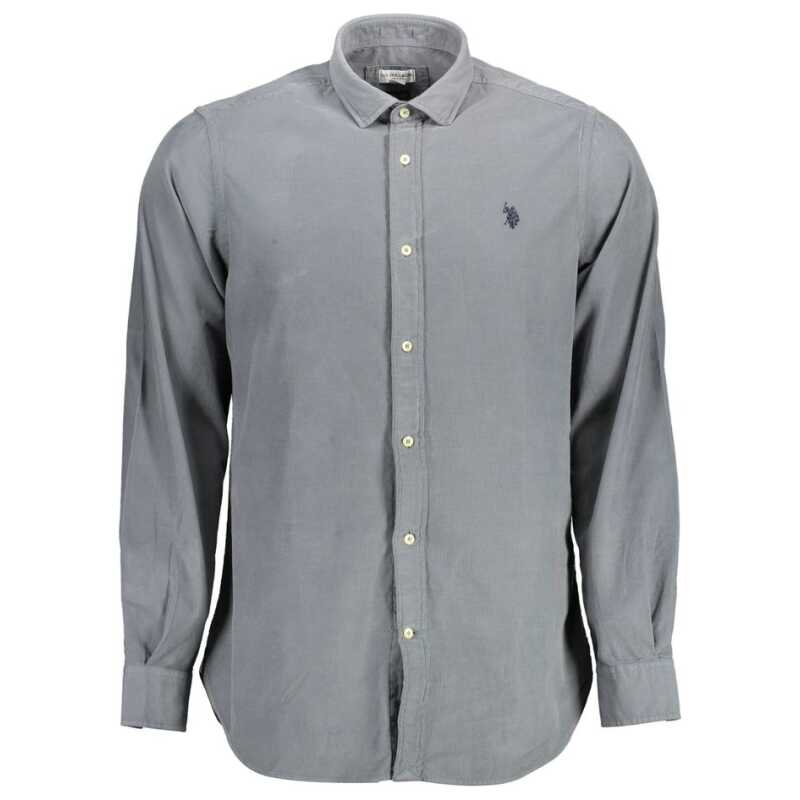U.S. POLO ASSN. Blue Cotton Men Shirt, theFeinheit