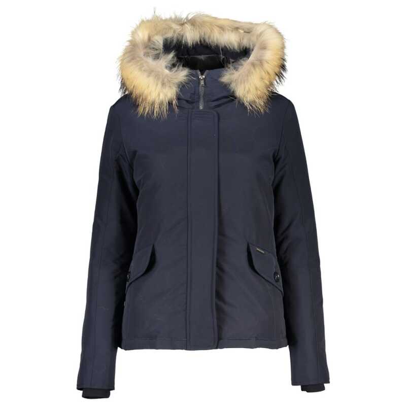 Woolrich Blue Cotton Jackets &amp; Coat, theFeinheit