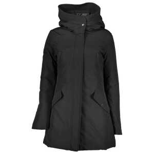 Woolrich Black Cotton Jackets & Coat