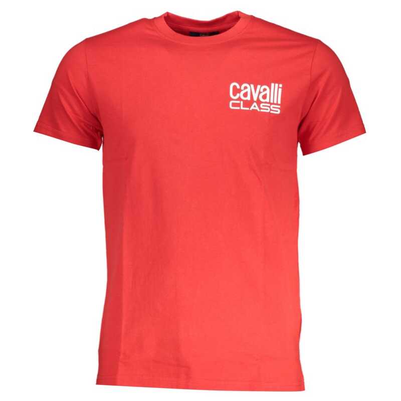 Cavalli Class Red Cotton T-Shirt, theFeinheit