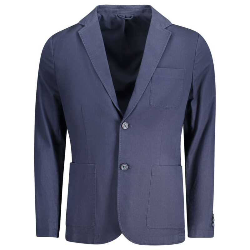 Guess Jeans Blue Cotton Mens Jacket, theFeinheit
