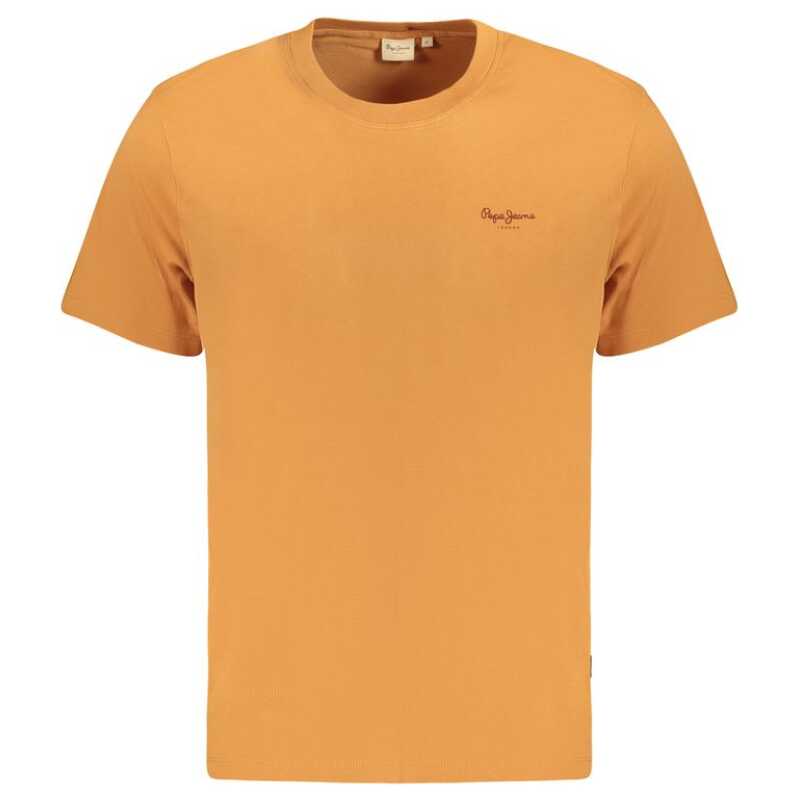 Pepe Jeans Orange Cotton T-Shirt, theFeinheit