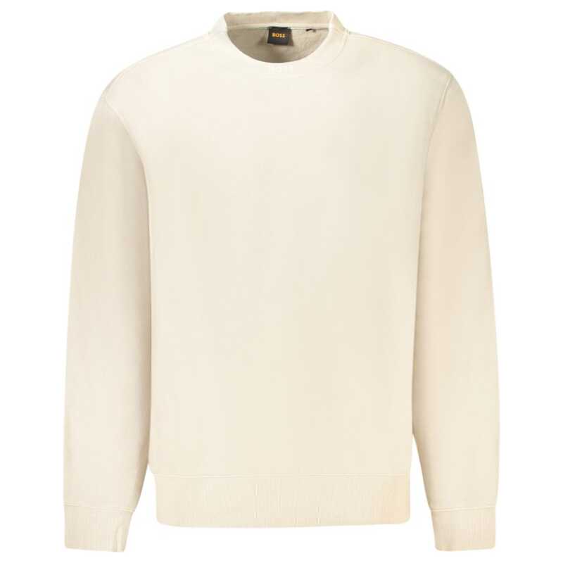 Hugo Boss Beige Cotton Men Sweater, theFeinheit