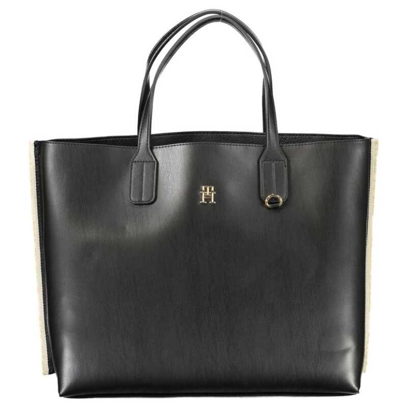 Tommy Hilfiger Black Polyethylene Handbag, theFeinheit