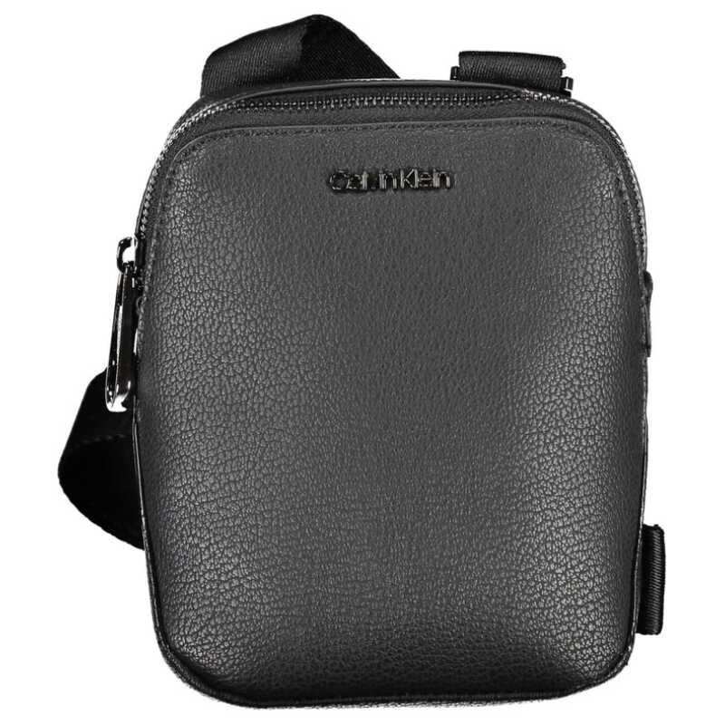 Calvin Klein Sleek Black Shoulder Bag with Logo Detail, theFeinheit