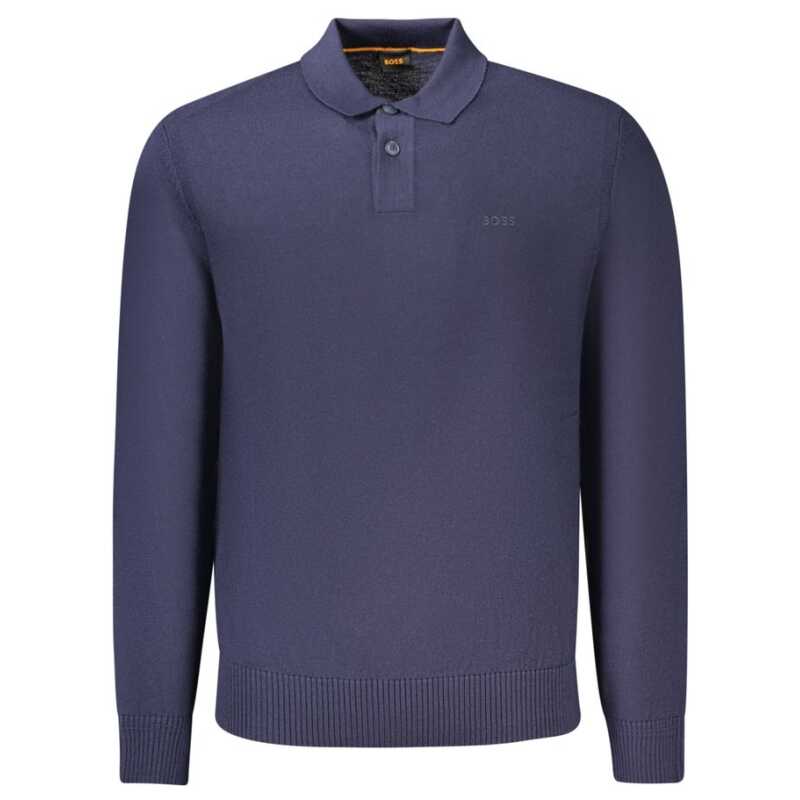 Hugo Boss Blue Wool Mens Sweater, theFeinheit