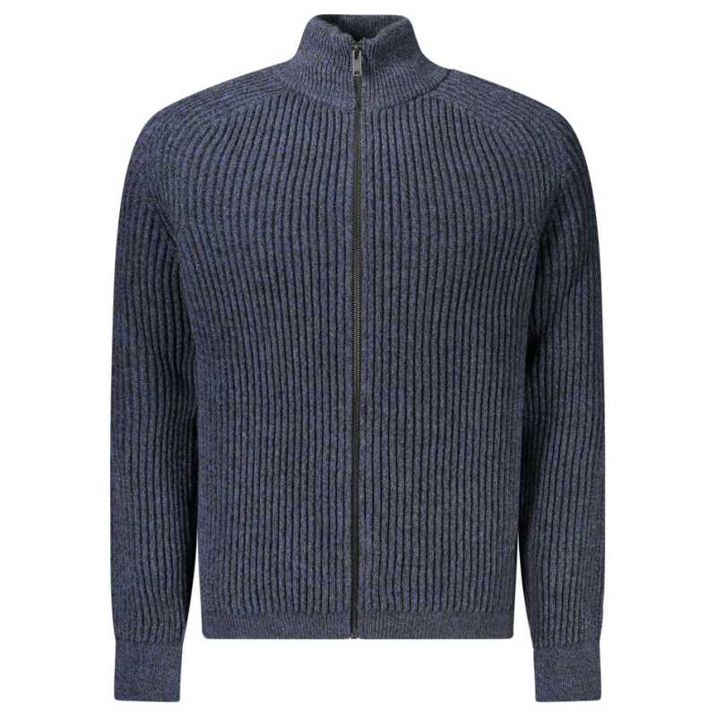 Hugo Boss Blue Wool Men Cardigan, theFeinheit
