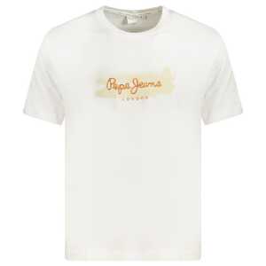 Pepe Jeans White Cotton T-Shirt