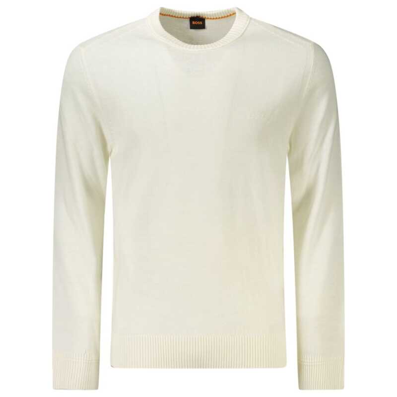 Hugo Boss White Wool Men Sweater, theFeinheit