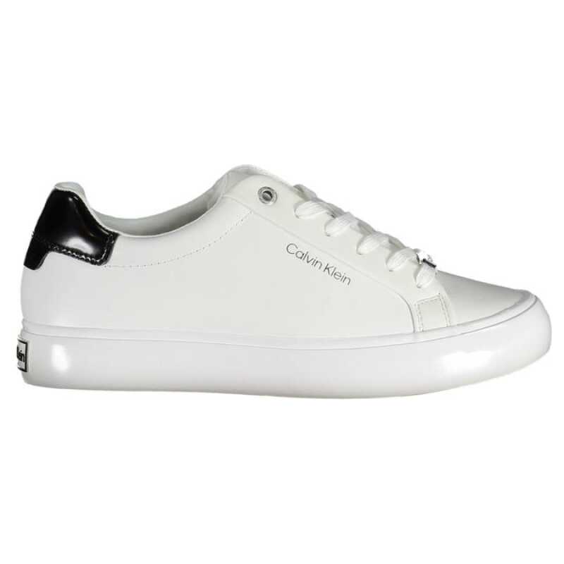 Calvin Klein White Leather Women Sneaker, theFeinheit