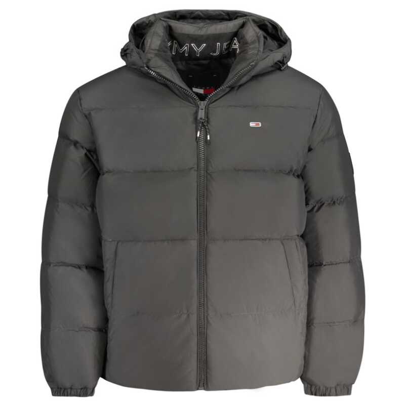 Tommy Hilfiger Black Polyester Men Jacket, theFeinheit