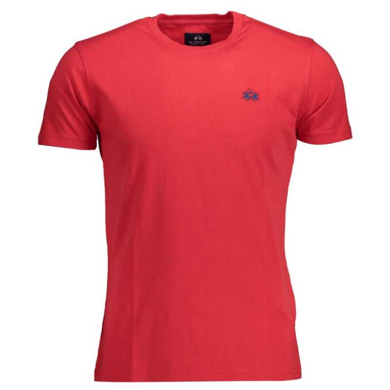 La Martina Red Cotton Men T-Shirt, theFeinheit