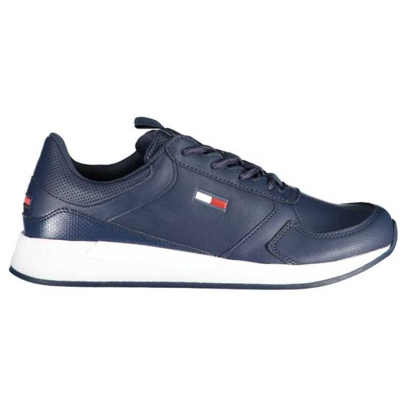 Tommy Hilfiger Blue Polyethylene Men Sneaker, theFeinheit