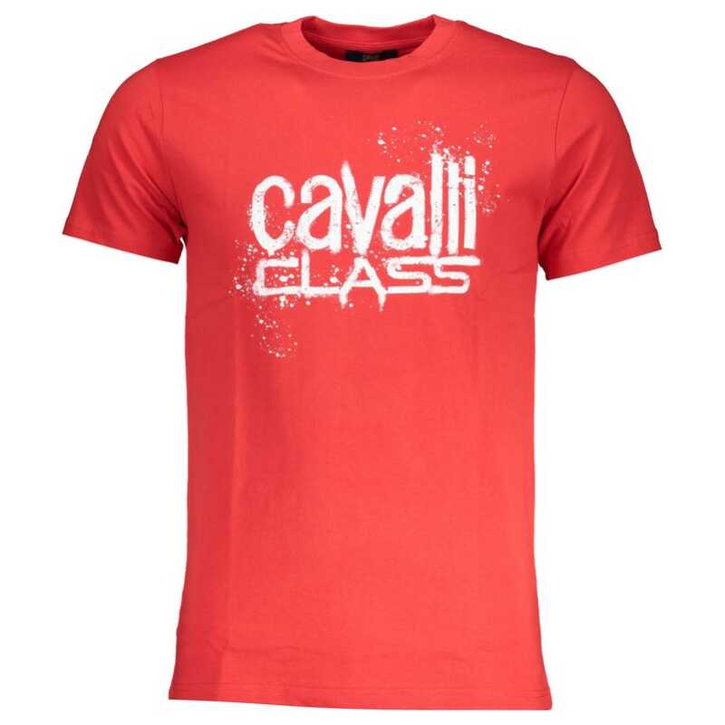 Cavalli Class Red Cotton T-Shirt, theFeinheit