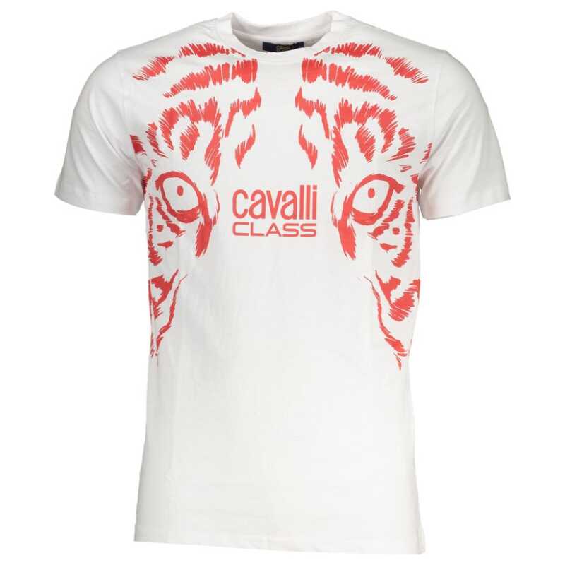 Cavalli Class White Cotton T-Shirt, theFeinheit