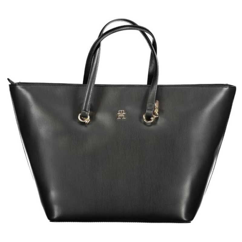 Tommy Hilfiger Black Polyethylene Handbag, theFeinheit