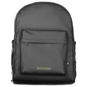 Tommy Hilfiger Black Polyester Backpack