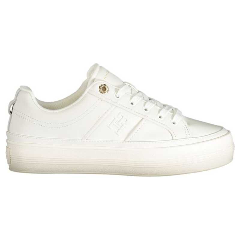 Tommy Hilfiger White Polyethylene Women Sneaker, theFeinheit