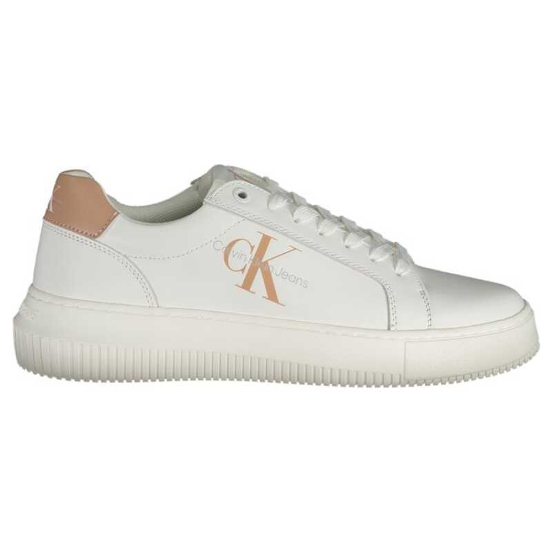 Calvin Klein White Leather Women Sneaker, theFeinheit
