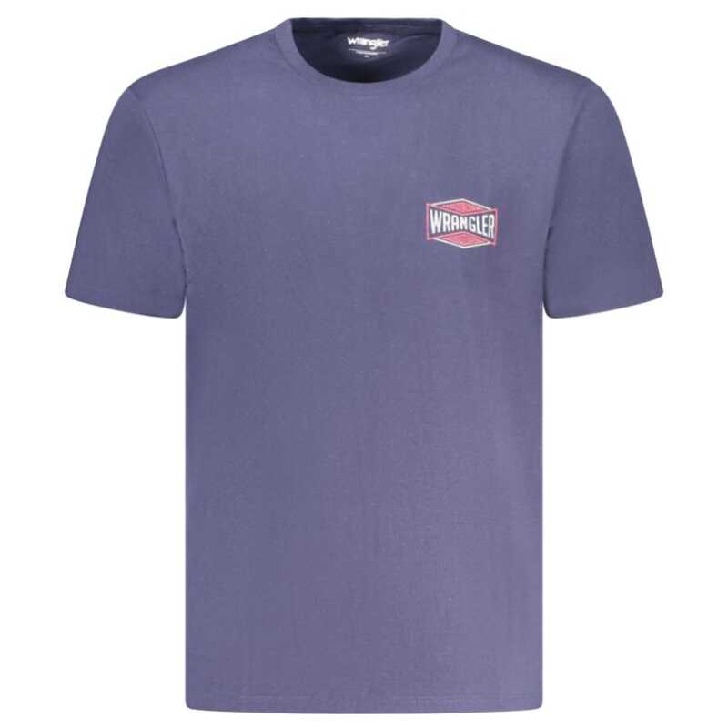Wrangler Blue Cotton T-Shirt, theFeinheit