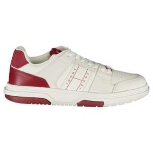 Tommy Hilfiger Red Leather Men Sneaker