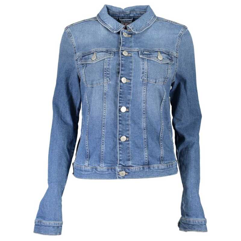 Tommy Hilfiger Blue Cotton Jackets &amp; Coat, theFeinheit