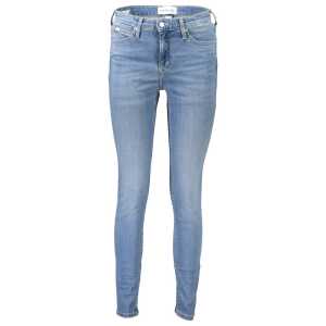 Calvin Klein Blue Cotton Women Jeans