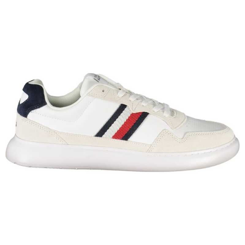 Tommy Hilfiger White Leather Men Sneaker, theFeinheit