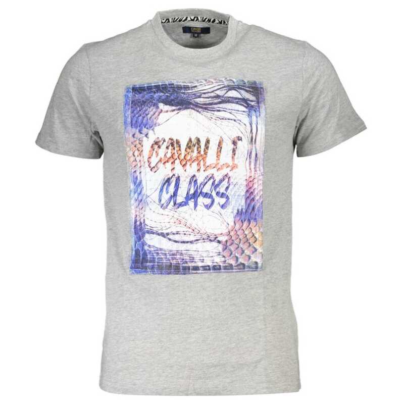 Cavalli Class Brown Cotton Men T-Shirt, theFeinheit