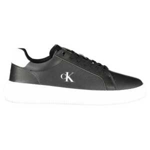 Calvin Klein Black Leather Men Sneaker
