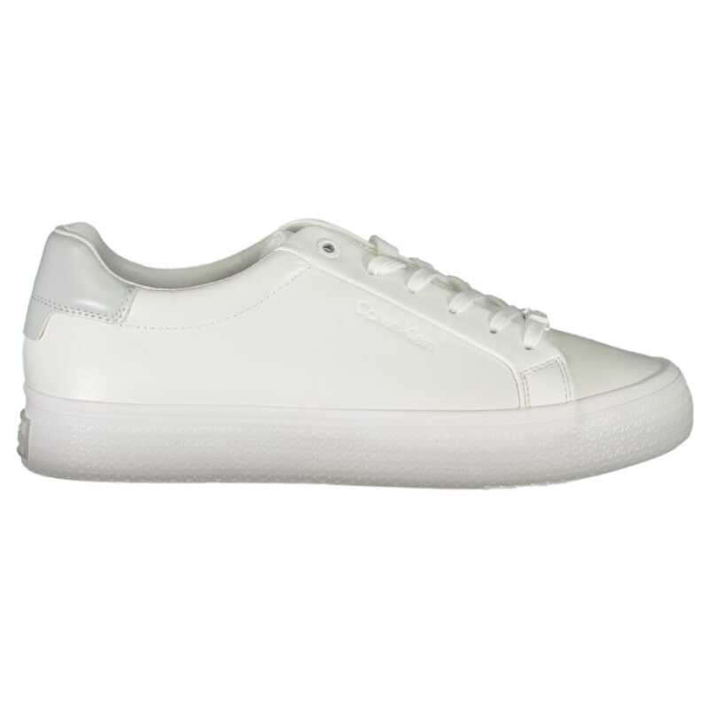 Calvin Klein Elegant White Sneakers with Contrast Detailing, theFeinheit