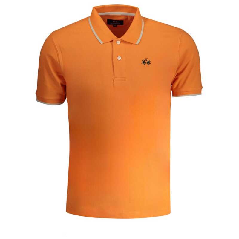 La Martina Orange Cotton Polo Shirt, theFeinheit