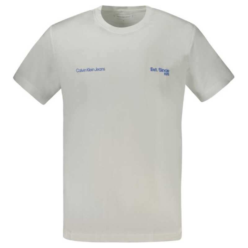 Calvin Klein White Cotton Men T-Shirt, theFeinheit