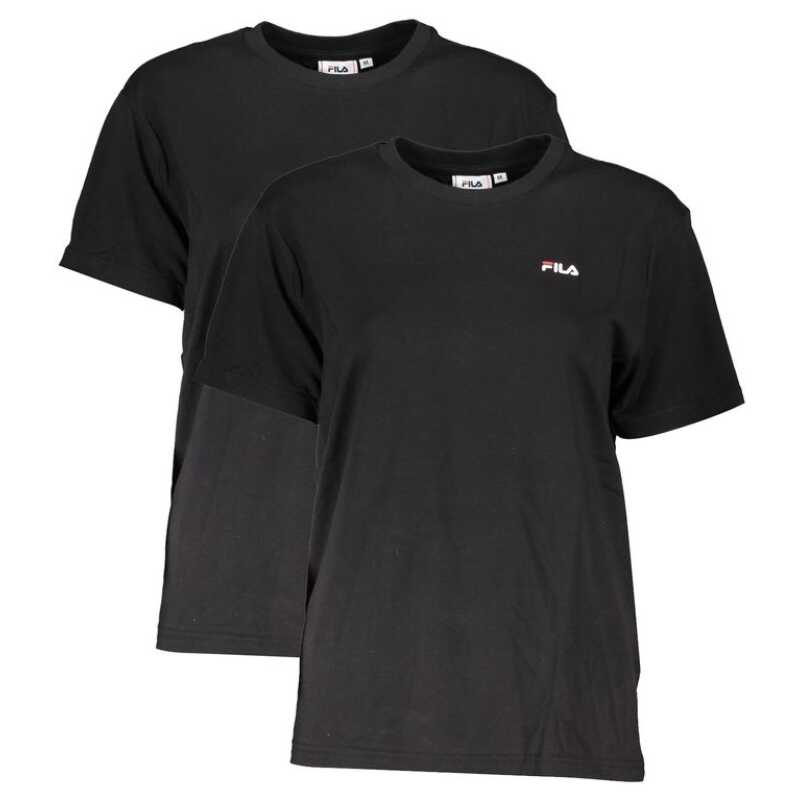 Fila Black Cotton Women T-Shirt, theFeinheit